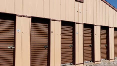 Drive-up units at Copper Safe Storage in Tracy City.