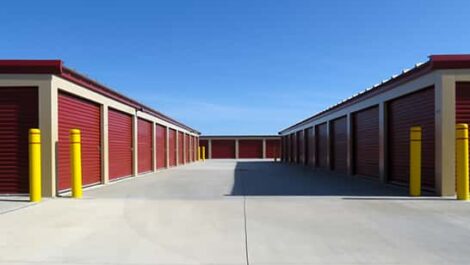 Drive-up units at Copper Safe Storage in Lanett.