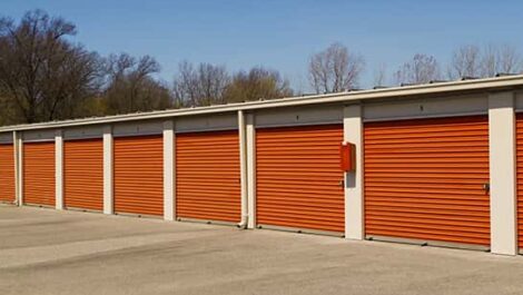 Drive-up storage units at Copper Safe Storage in Lafollette.