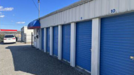 Drive up storage units at Copper Safe Storage in Mountain City.