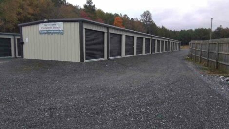 Drive-up storage units at Chatsworth Climate, Boat, and RV Storage.