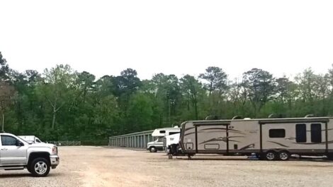 RV Parking at Copper Safe Storage in Bessemer, Alabama.