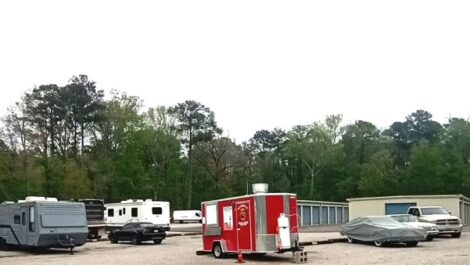 RV Parking at Copper Safe Storage in Bessemer, Alabama.