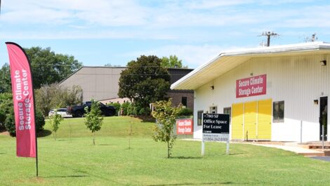 Exterior of Secure Climate Storage Center facility.