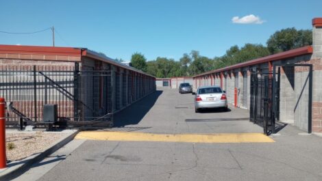 Gated entrance at Storage Depot of Utah in West Valley.