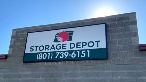 Storage Depot Sign at Storage Depot of Utah.