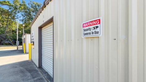 Drive-up units at Almands Self Storage in Moultrie.