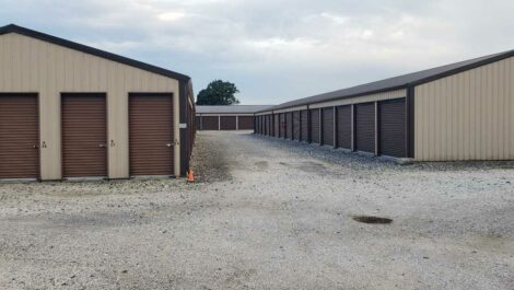 Drive up storage units at Copper Safe Storage in Danville