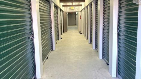 Indoor storage units at Statesboro Storage Center in Statesboro, Georgia.