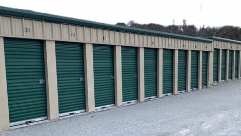 Storage units at Statesboro Storage Center in Statesboro, Georgia.