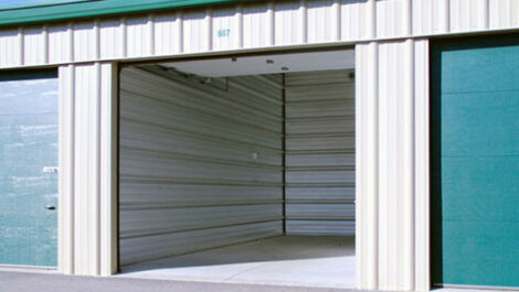 Drive-up unit at Victor Self Storage.