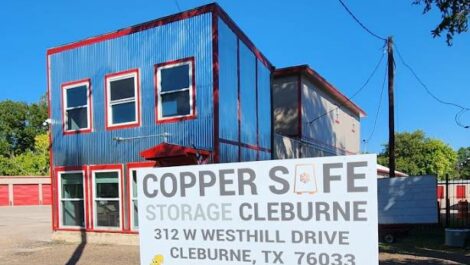Street view of Copper Safe Storage in Cleburne.