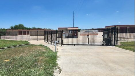 Gate access to Copper Safe Storage in Crowley.