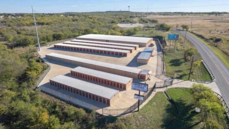 Outdoor units at Copper Safe Storage in Crowley.