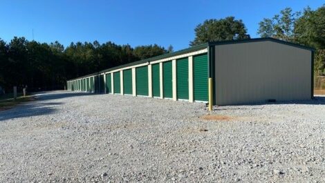 Storage units at Franklin's Best Storage in Franklin, GA.