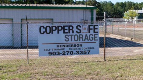 Signage for Copper Safe Storage in Henderson.