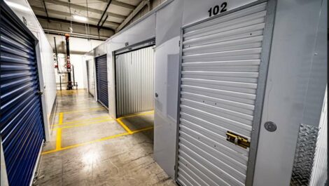 Hallway inside Copper Safe Storage in Howell.
