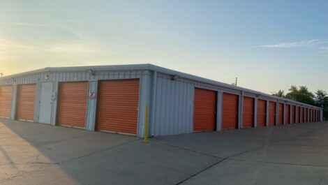 Outdoor storage facilities at Premier Storage South