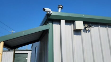 Security cameras at Copper Safe Storage in Henderson.