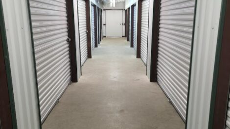 Indoor self storage units at Copper Safe Storage in Henderson.