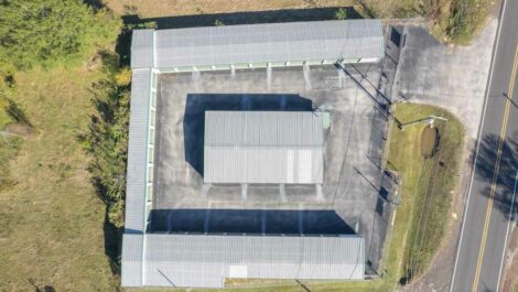 Aerial view of Copper Safe Storage in Henderson.