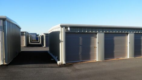 Drive up storage units at SB Storage in Tuscumbia.