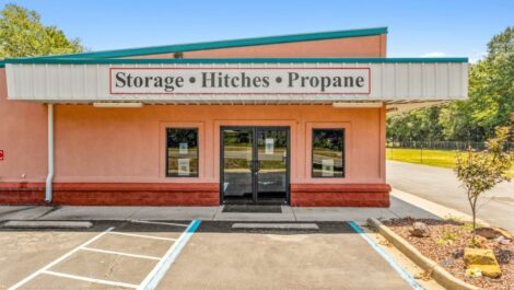 Front office for Old Milltown Storage in Milton, FL.