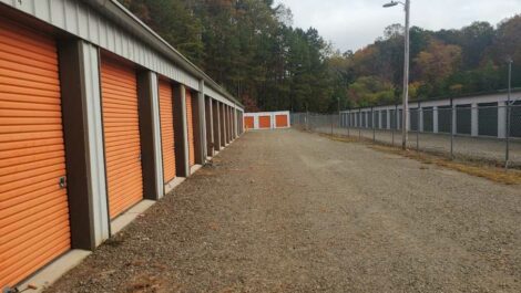 Drive up storage units at Renegade Storage in Murphy