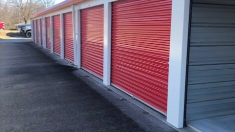 Drive-up units at Premier Storage in Rolla.