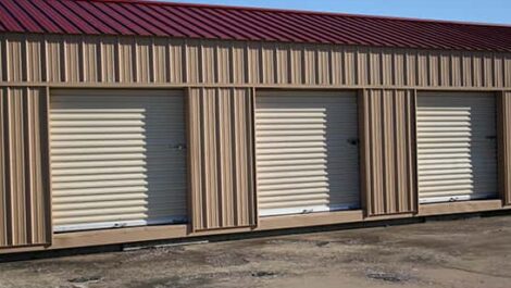 Drive-up units at Copper Safe Storage in Valley.