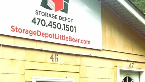 Signage for Storage Depot.