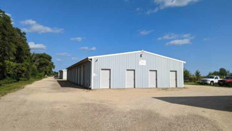 Outdoor units at South Oakhill Storage in Janesville.