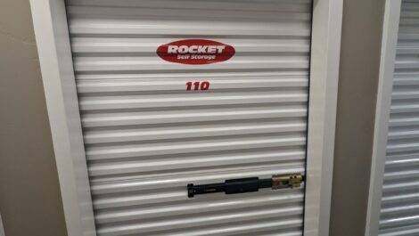 Storage unit at Rocket Self Storage.