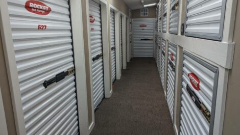 Indoor units at Rocket Self Storage.