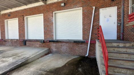 Drive-up units at Spartanburg Climate Storage Center.