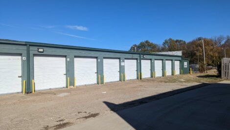 Drive-up units at Copper Safe Storage in Jonesboro.