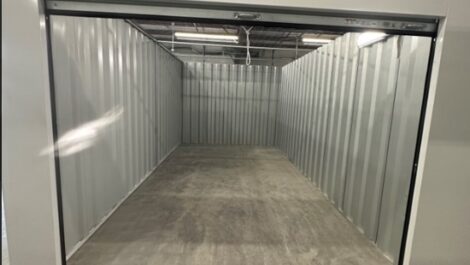 Empty storage unit at Copper Safe Storage in Circleville.