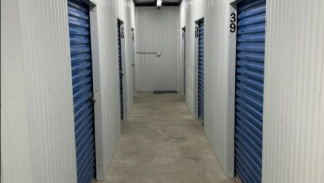 Hallway on units inside Storage4Osage Beach.