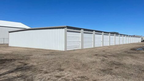 Outdoor units at Minot Storage.