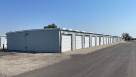 Outdoor units at Minot Self Storage.