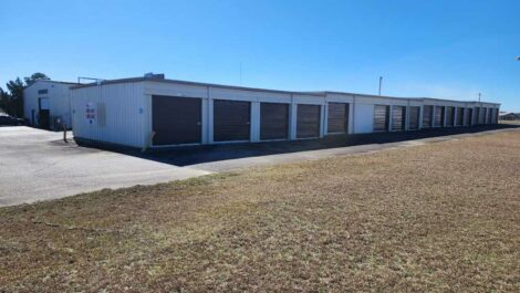 Drive up units at Copper Safe Storage in Tifton.