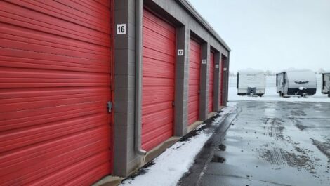 Large units at Red Storage in Tooele.