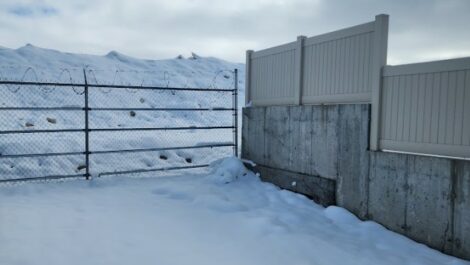 Fence at Red Storage in Tooele.