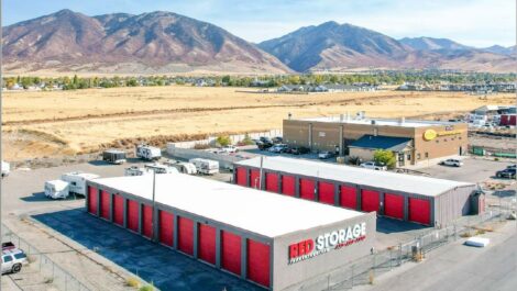 Aerial view of Red Storage in Tooele.