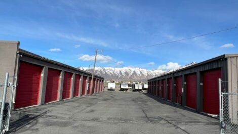 Drive up storage units at Red Storage in Tooele.