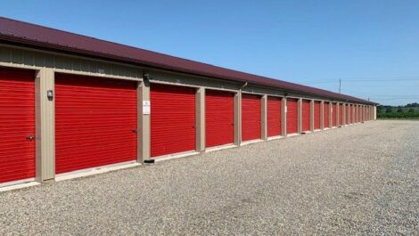 View of exterior storage units at Premier Storage of Orrville.