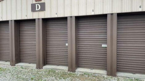 Outdoor units at Premier Storage of Zanesville on Richards Road.