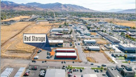 Aerial view of Red Storage in Tooele, Utah.