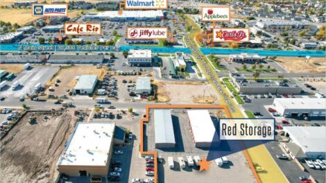 Aerial view of Red Storage in Tooele, Utah.