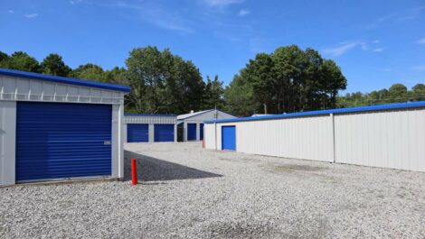 Drive up storage units at Premier Storage of Greenbrier in Greenbrier, AR.
